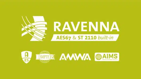 RAVENNA standards overview graphic
