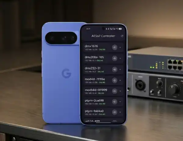 Android AES67 Controller